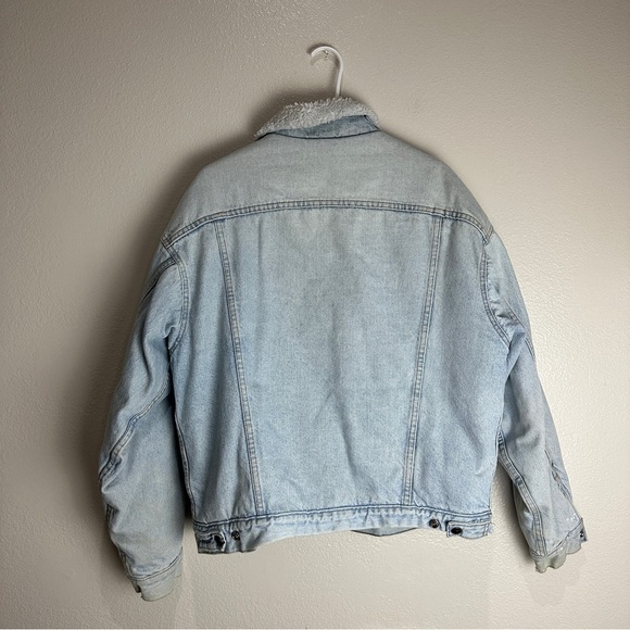 Vintage Levis Denim Sherpa Lined Jacket San Fran Size XL - Picture 13 of 13